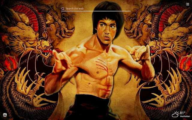 Bruce Lee HD Wallpapers New Tab Theme