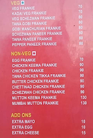 Tibb's Frankie - Serving Rolls Since 1969 menu 1