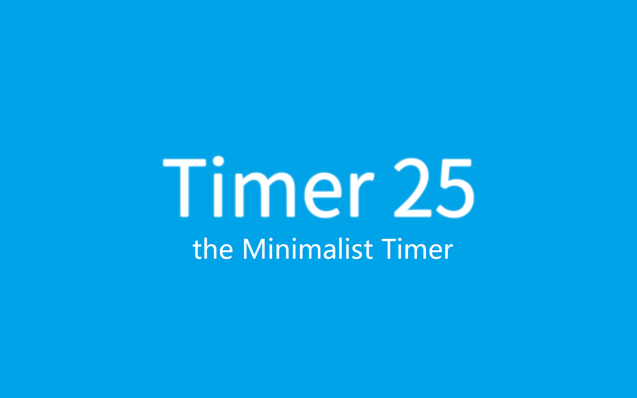 Timer 25: the Minimalist Timer Preview image 3