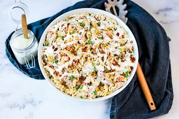 Chicken, Bacon, and Ranch Pasta Salad