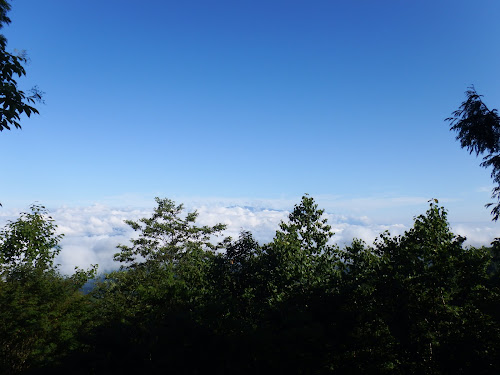 中央アルプス方面（雲海に）