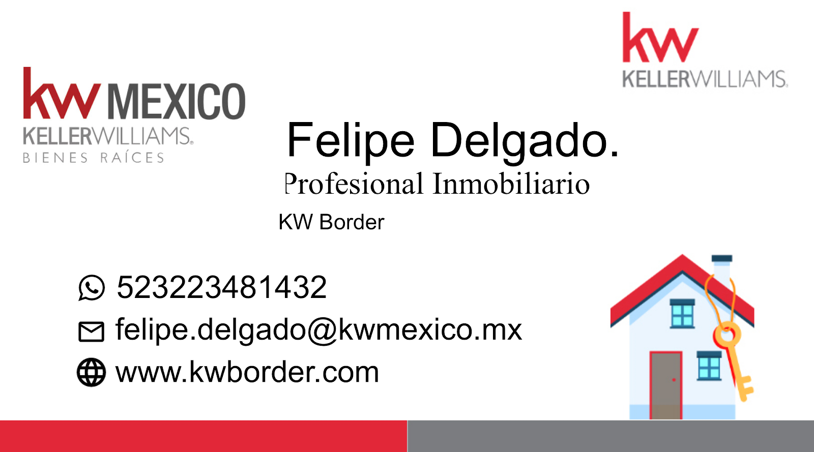 BusinessCard of Felipe Delgado. 