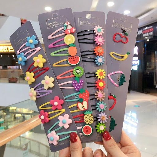 Title 1, Childrens cartoon hairpin Fun and colorful hai...