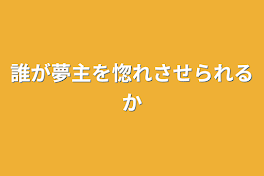 誰が夢主を惚れさせられるか