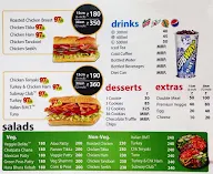 Subway menu 2