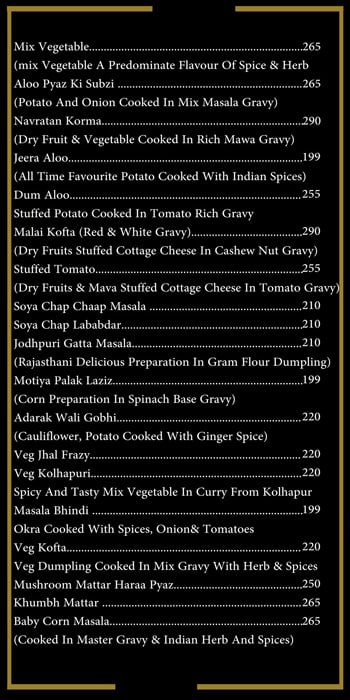 Blackhole Restaurant & Bar menu 