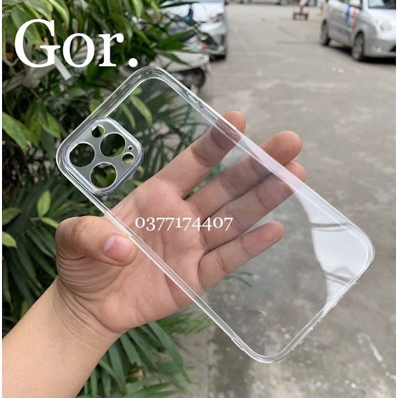 Ốp Lưng Dẻo Gor Tpu Cho Iphone 14 Pro Max, 13 Pro Max, 12 Mini, 12 Pro Max, 11, Xs Max Xr, Se 7 Trong Suốt Bảo Vệ Camera