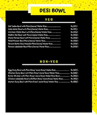 Express Bowl Company menu 1