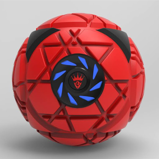 Title 6, Electric Big Fascia Massage Ball Fitness Yoga B...