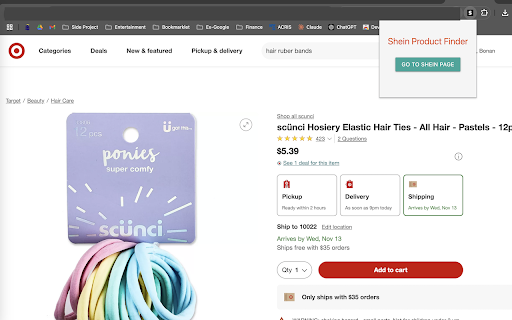 Shein Product Finder Preview 1