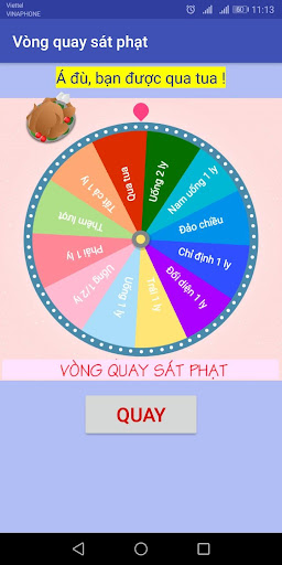 Vòng quay sát phạt có giọng đọc