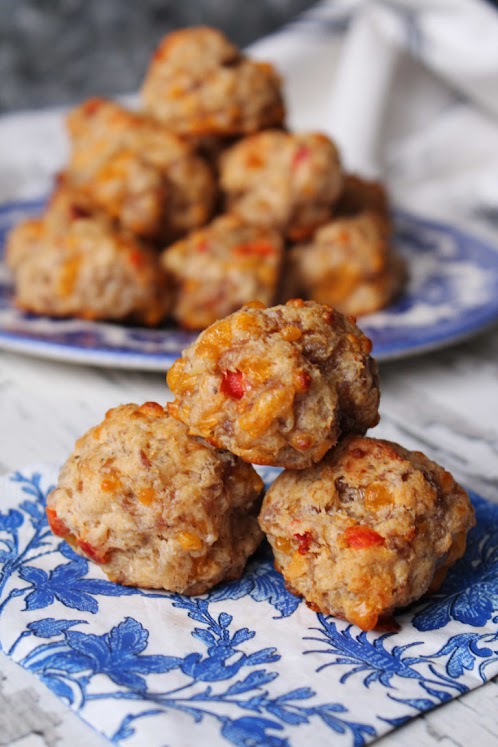 Pimento and Cheese Sausage Balls