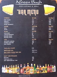 Afreen Bagh menu 5