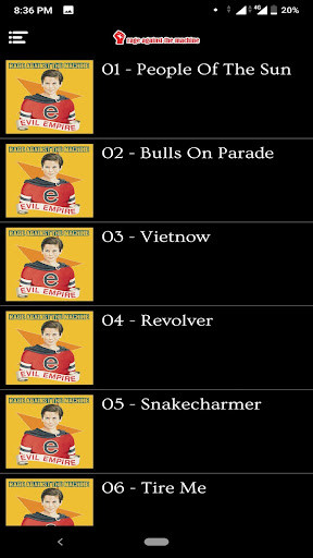 Rage Against The Machine discography 1994 - 2002