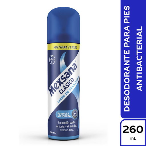 Desodorante para Pies Mexsana Clásico Protección y Frescura Frasco x 260 ml