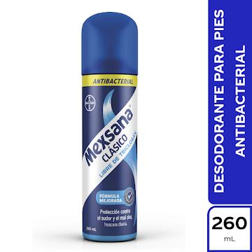 Desodorante para Pies Mexsana Clásico Protección y Frescura Frasco x 260 ml  