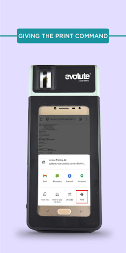 Screenshot Evolute Print Service