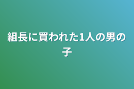 組長に買われた1人の男の子