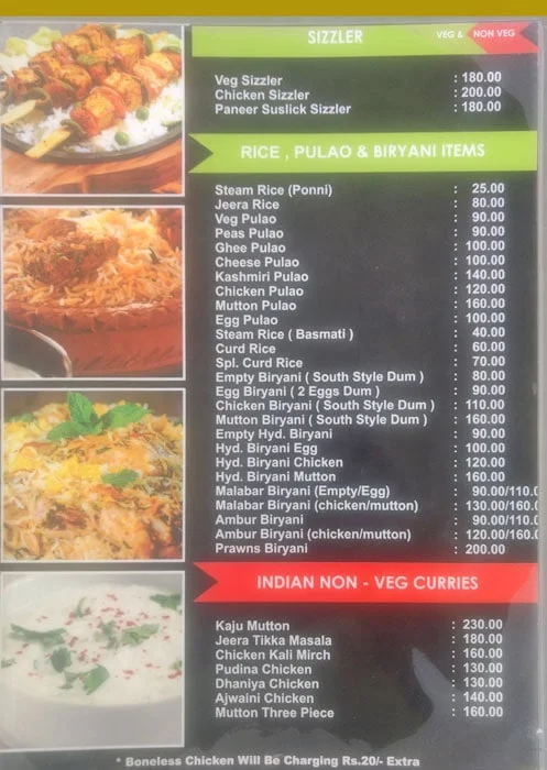 007 Punjabi Dhaba menu 