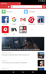 Webbrowser Opera Mini Screenshot