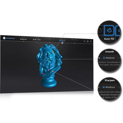 Software program for EinScan-SE and EinScan-SP