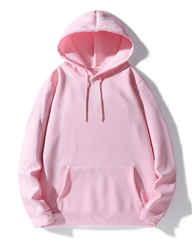 Luźna bluza z kapturem dla par w du - 3