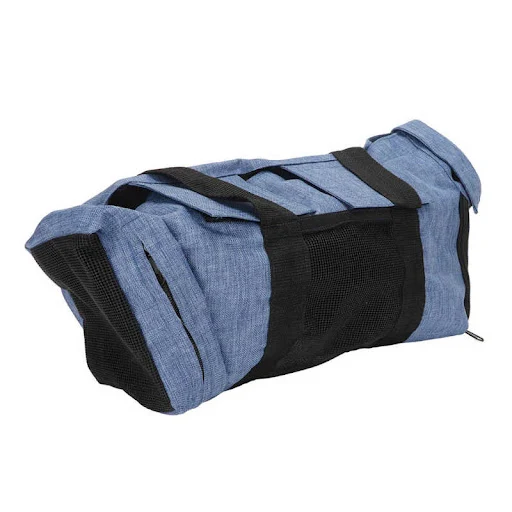 Cat Grooming Carry Bag Breathable Portable Small Pet Grooming Bag with Hook & Loop & Zipper Closure