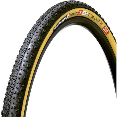 Challenge Getaway Pro Tire - 700 x 36 - Tubeless - Folding - Black/Tan - Handmade