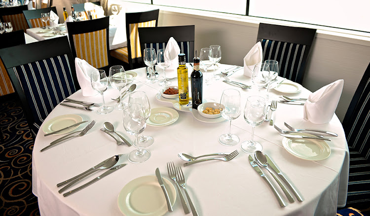 Avalon Panorama's dining room serves four-course dinners with a choice of appetizers, soups, salads and entrées.