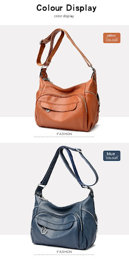 Title 5, Womens First Layer Cowhide Messenger Bag Versa...