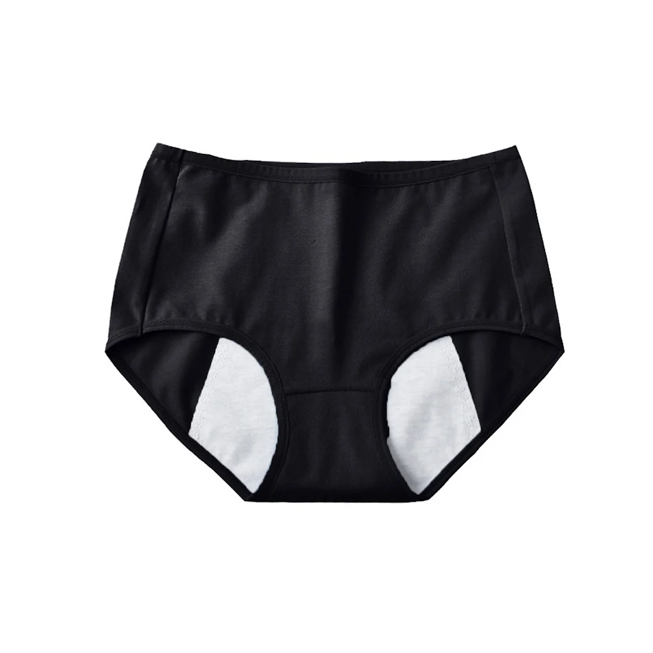 Menstruatiebroekje voor dames, middelhoge taille, anti-lek, veiligheid tijdens de menstruatie, hygiënische broek.