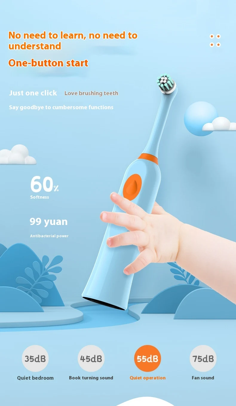 Title 1, Electric Water Flosser with Soft Wool Small Bru...