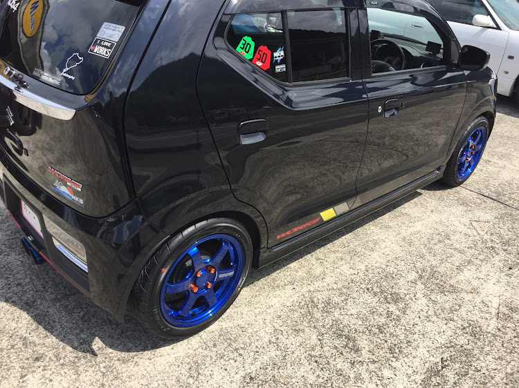 アルトワークスのホイール交換・#レイズホイール・TE37sonicに関するカスタム事例の投稿画像2枚目