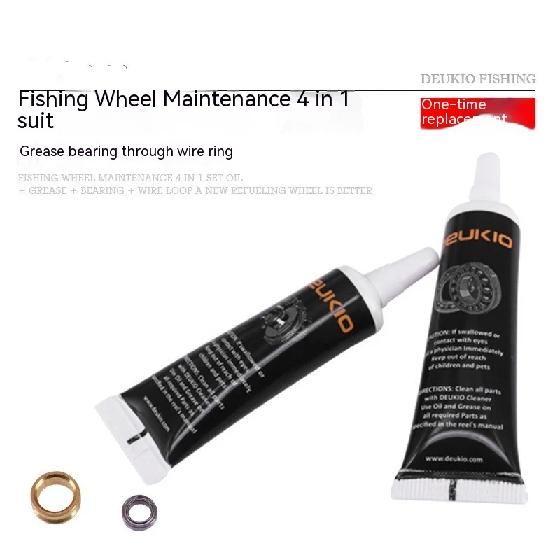 Kit de Graxa Lubrificante para Manutenção de Carretilhas de Pesca Reduz atrito e desgaste, prolonga a vida útil e melhora o desempenho