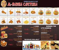 Al Madina Cafeteria menu 1