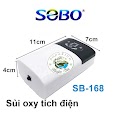 Máy Sủi Oxy Tích Điện 1 Vòi (1W - 3L/Phút)) - Phòng Cúp Điện Cho Hồ Cá
