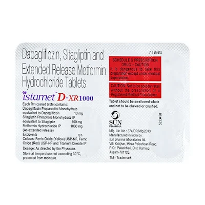 ISTAMET D XR 1000MG 7TAB / DEFAULT