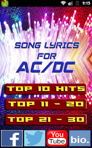 Songs 2015 for AC DC