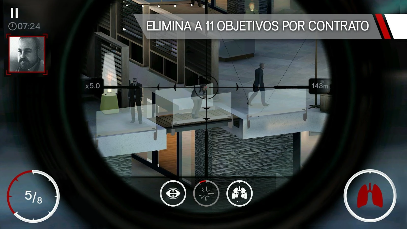  Hitman: Sniper: captura de pantalla 