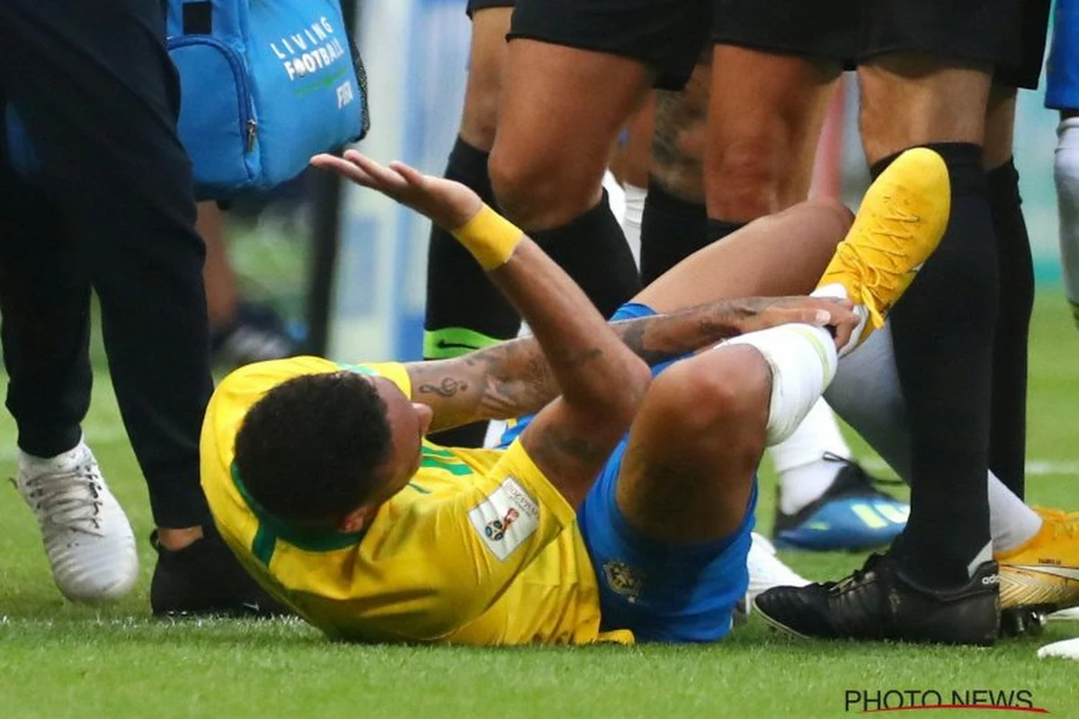 Combien de minutes Neymar est-il resté au sol dans ce Mondial ? Voici la réponse !