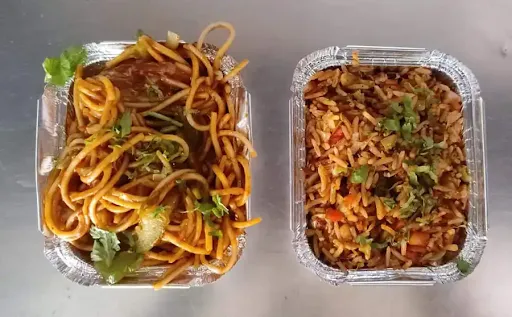 Hakka Noodles + Fried Rice