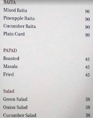Baba Family Restaurant menu 2