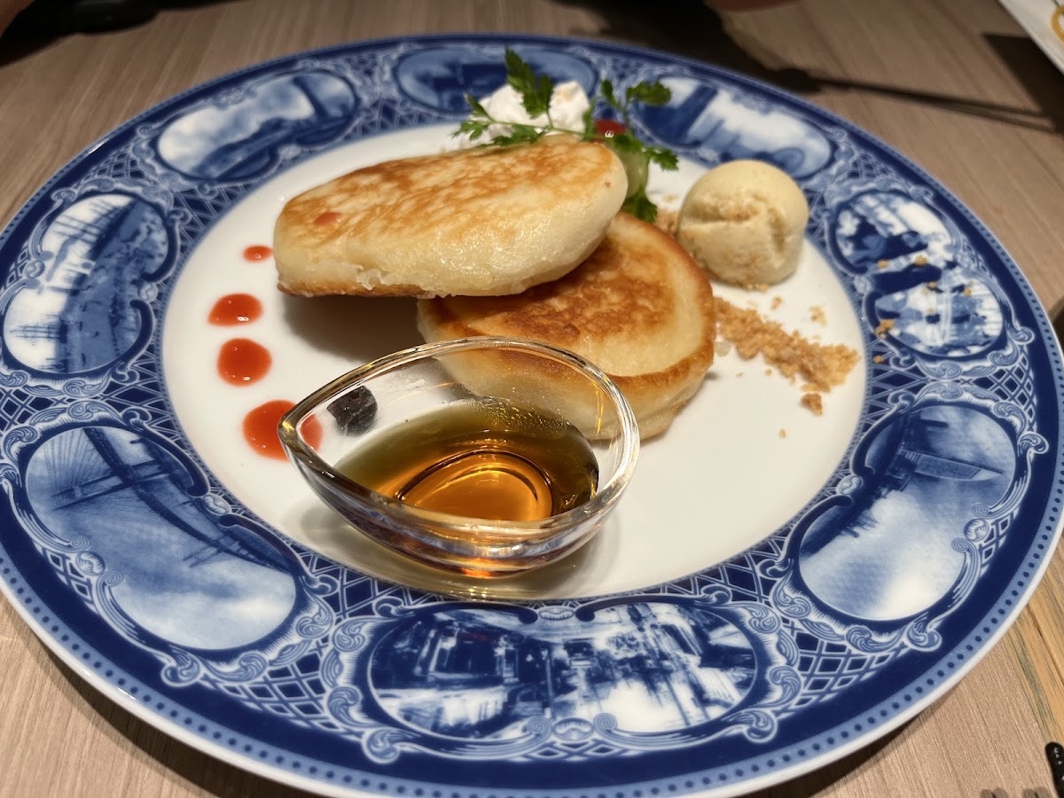 Gluten free pancake (rice flour)