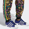 love uniteds print track pants (gender neutral) multicolor