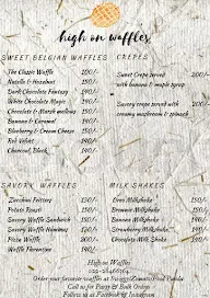 High On Waffles menu 2