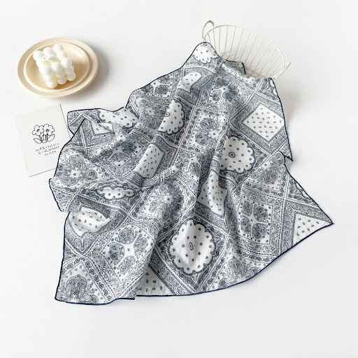 Title 16, Womens Pure Cotton Printed Headscarf, an all-m...