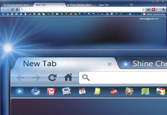Shine Skin (by Skarv) chrome extension