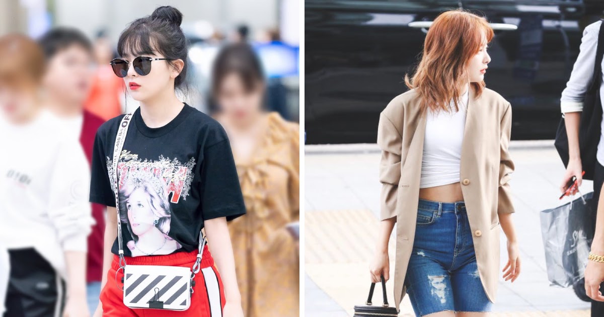 Específicamente hombro periscopio 10 Times Red Velvet's Seulgi Caught Everyone's Attention With Her Airport  Outfits - Koreaboo