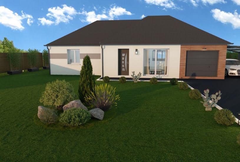  Vente Terrain + Maison - Terrain : 612m² - Maison : 95m² à Auzouer-en-Touraine (37110) 