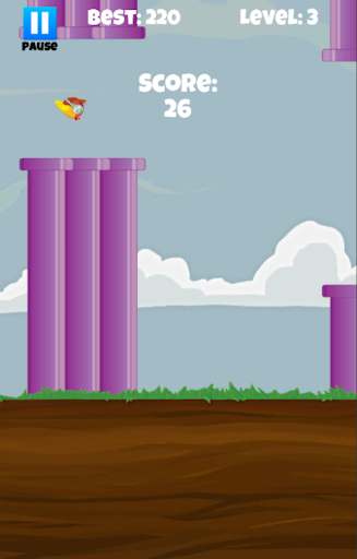Jumpy Bird - Jump Through Pipes and Help The Bird